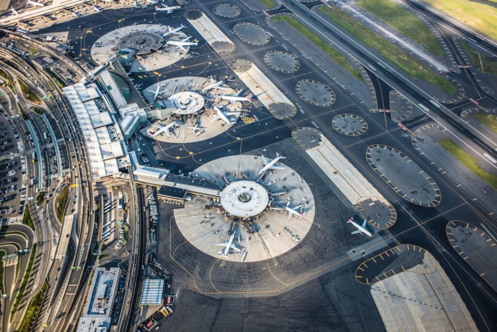 Airport system from above